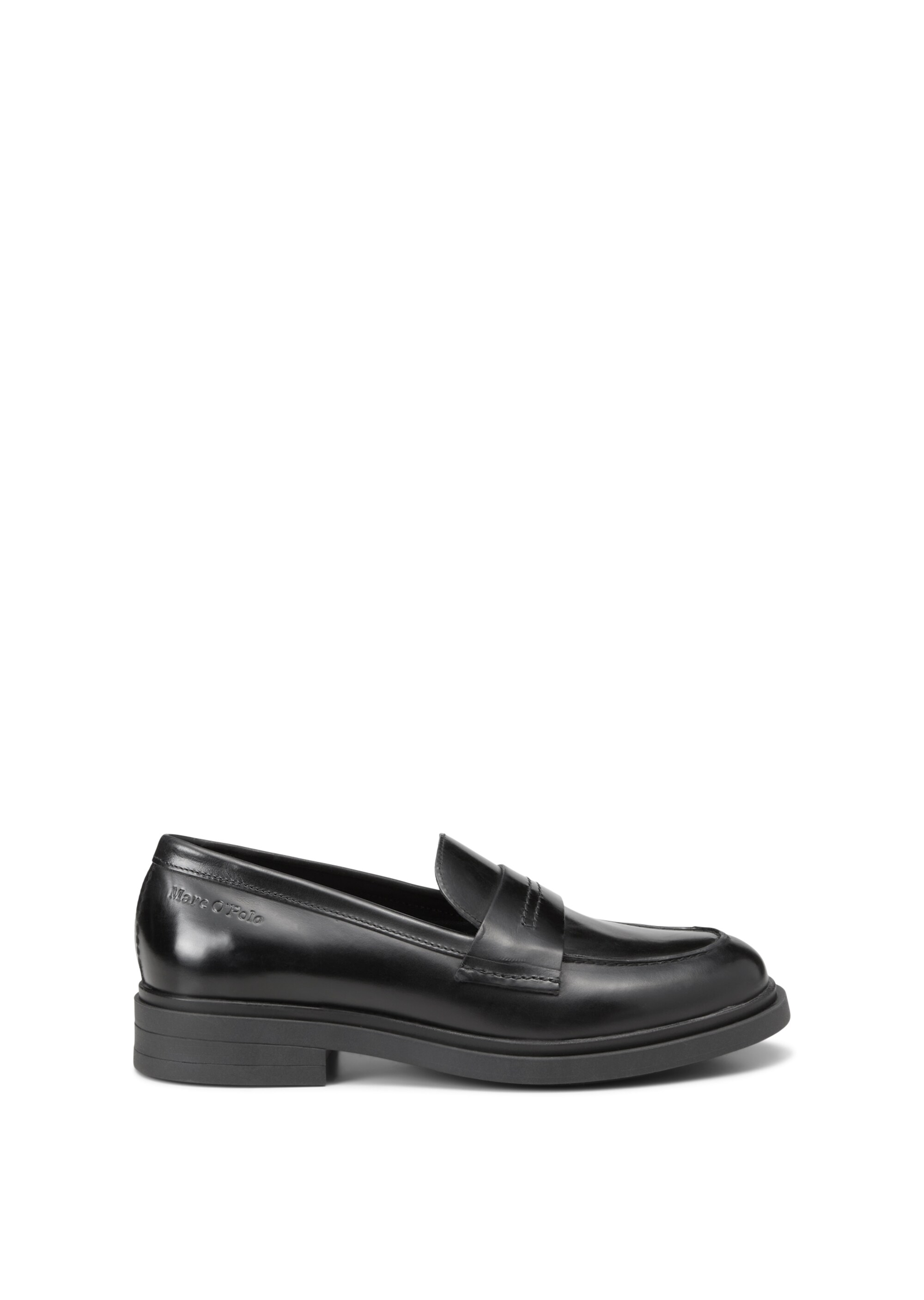 Loafer aus glänzendem Kalbleder