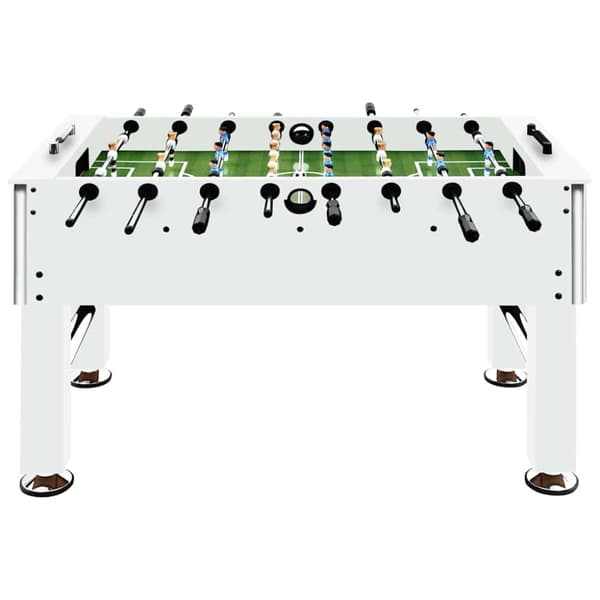 vidaXL Fotballbord stål 60 kg 140x74,5x87,5 cm hvit
