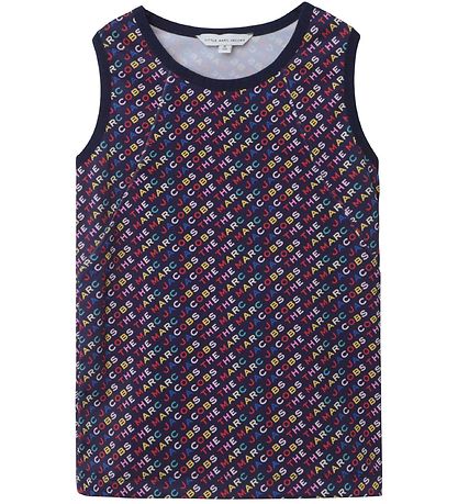 Little Marc Jacobs Bad Tank Top - Farbfabrik - Navy m. Logo