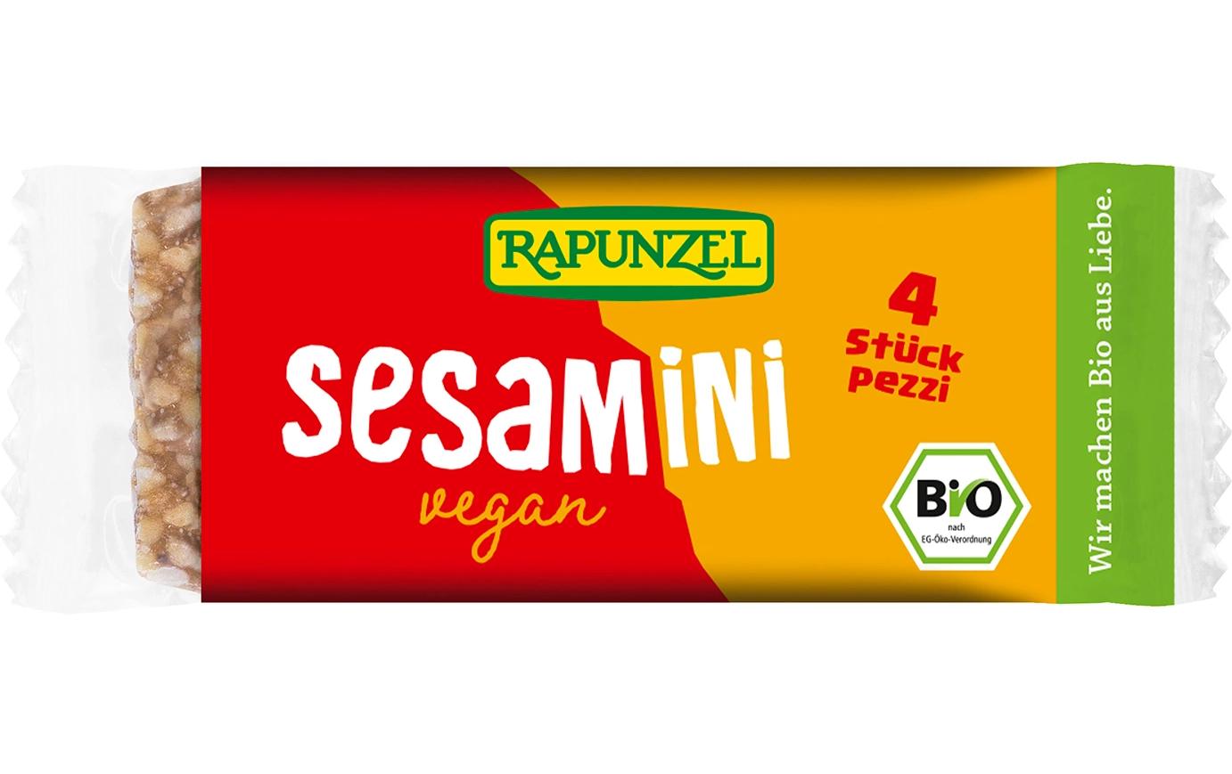 Gebäck Bio Sesamini Sesam-Krokant 6 x 27 gBiologisch zertifizierte Spezialität aus Sesam und Honig