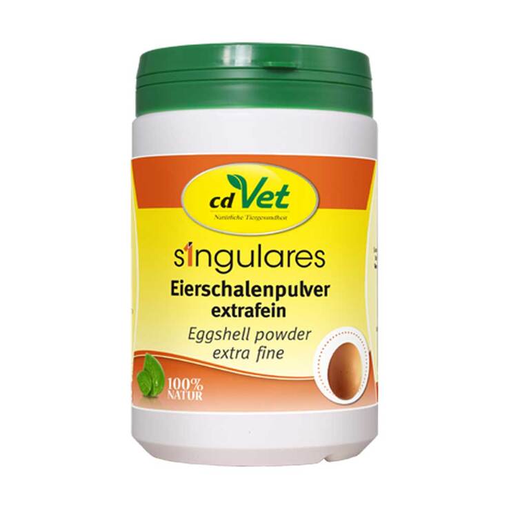 Singulares Eierschalenpulver extrafein vet. (für Tiere), 90 g