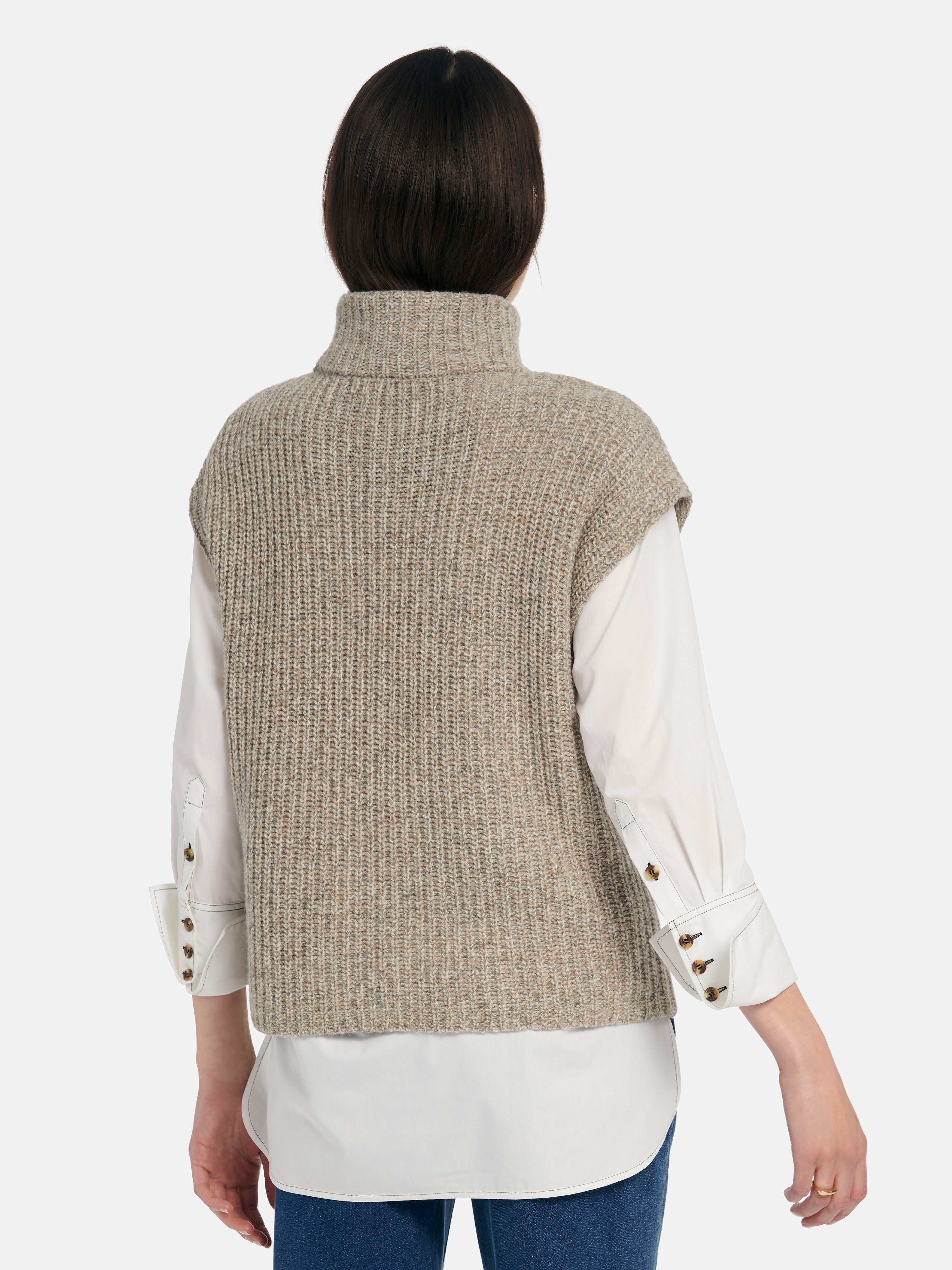 Pullunder aus 100% Schurwolle Merino