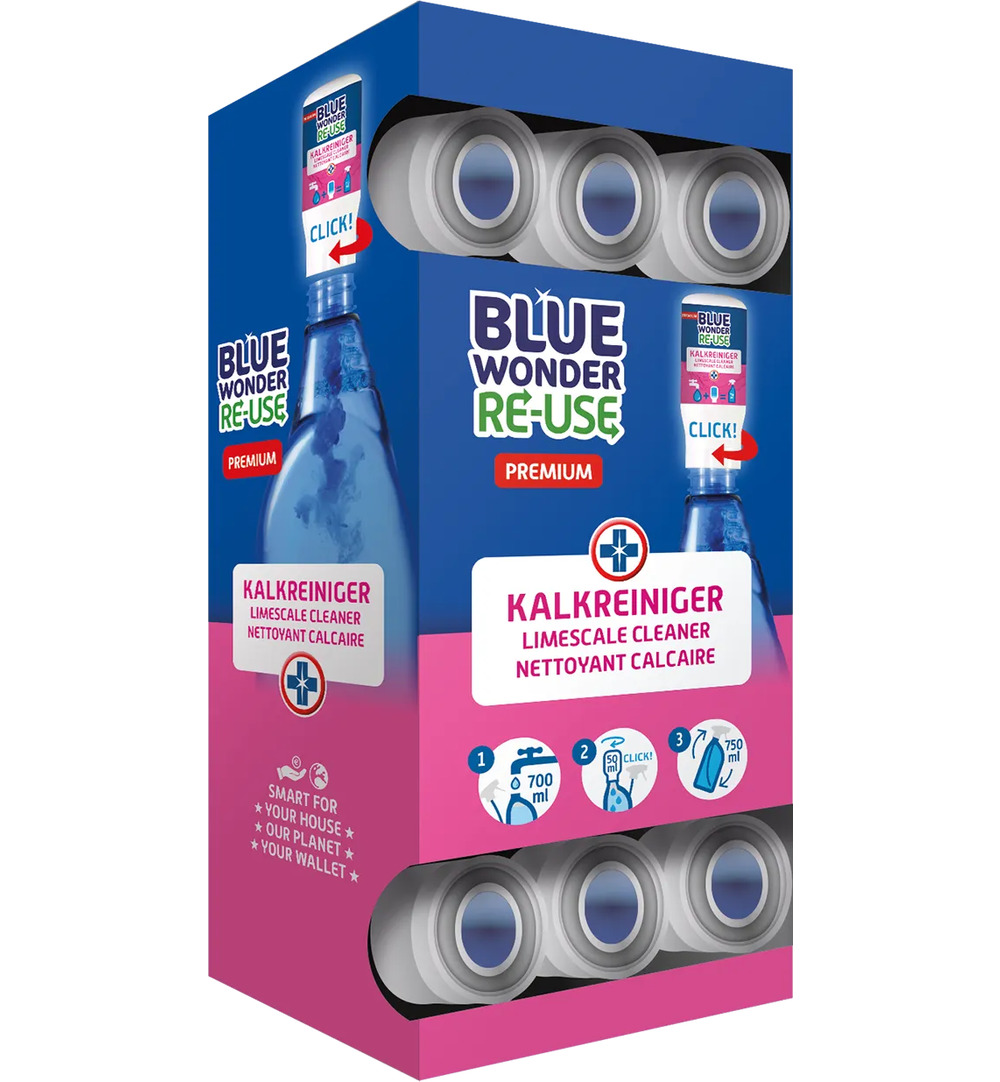 Blue Wonder Kalk-reiniger Re-use Capsule (50 ml)