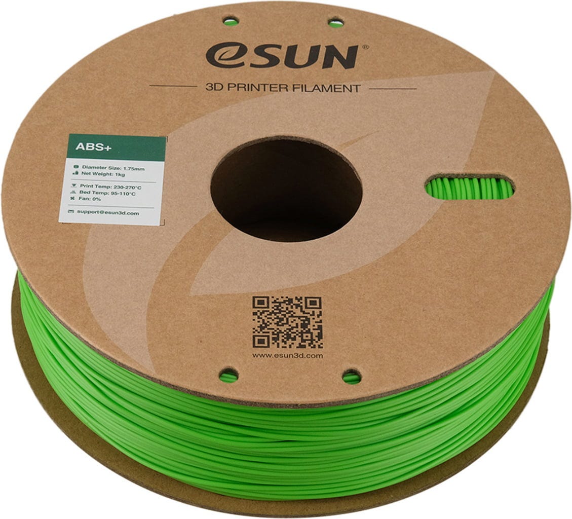 eSUN  ABS+ Peak Green, 1,75 mm / 1000 g    ABS Filament mit verbesserten mechanischen Eigenschaften
