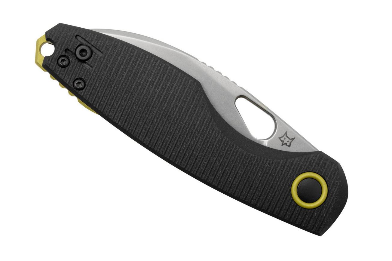 Fox Chilin FX-530-G10B Stonewashed N690, Black G10 zakmes, Jesper Voxnaes design
