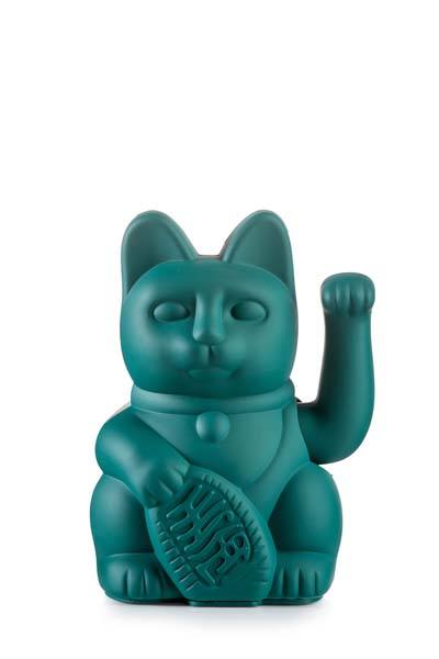 Donkey  Maneki-Neko kat - grøn