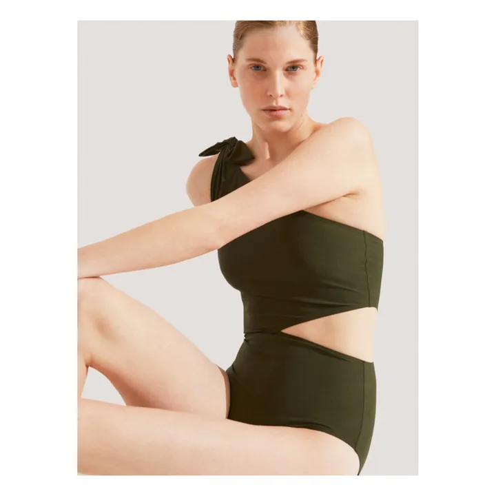 Re.Sea Maillot 1 Pièce Longitude 06 | Vert kaki