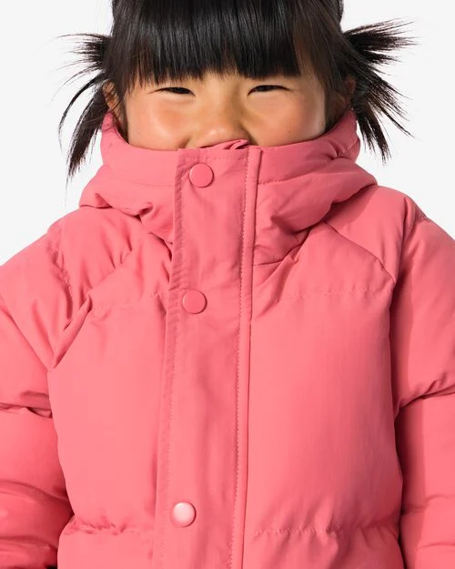 manteau matelassé rose