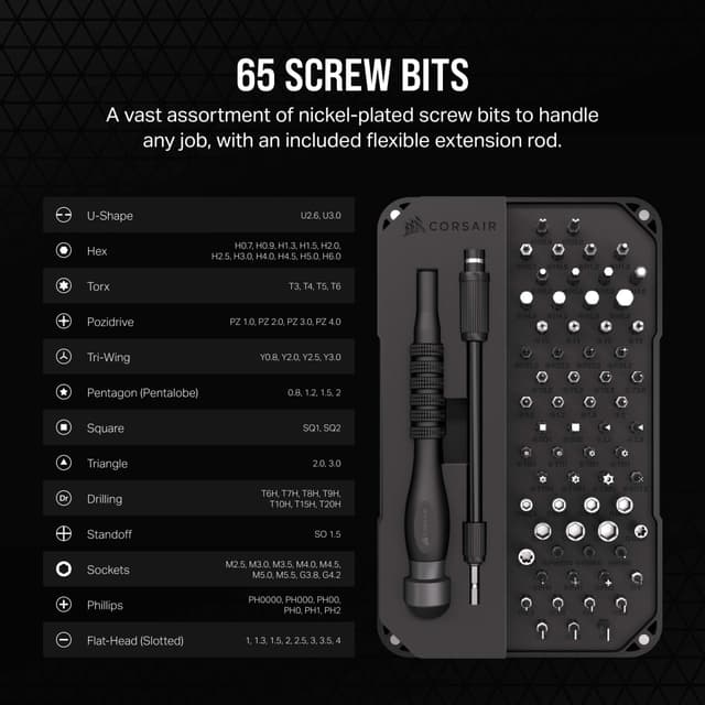 Corsair PC DIY præcisionsværktøjssæt