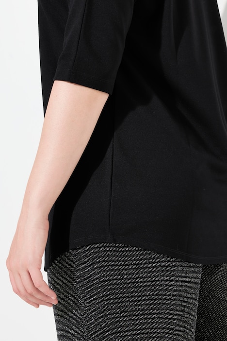 Shirt, Mesheinsatz, Classic, Rundhals, 3/4-Arm
