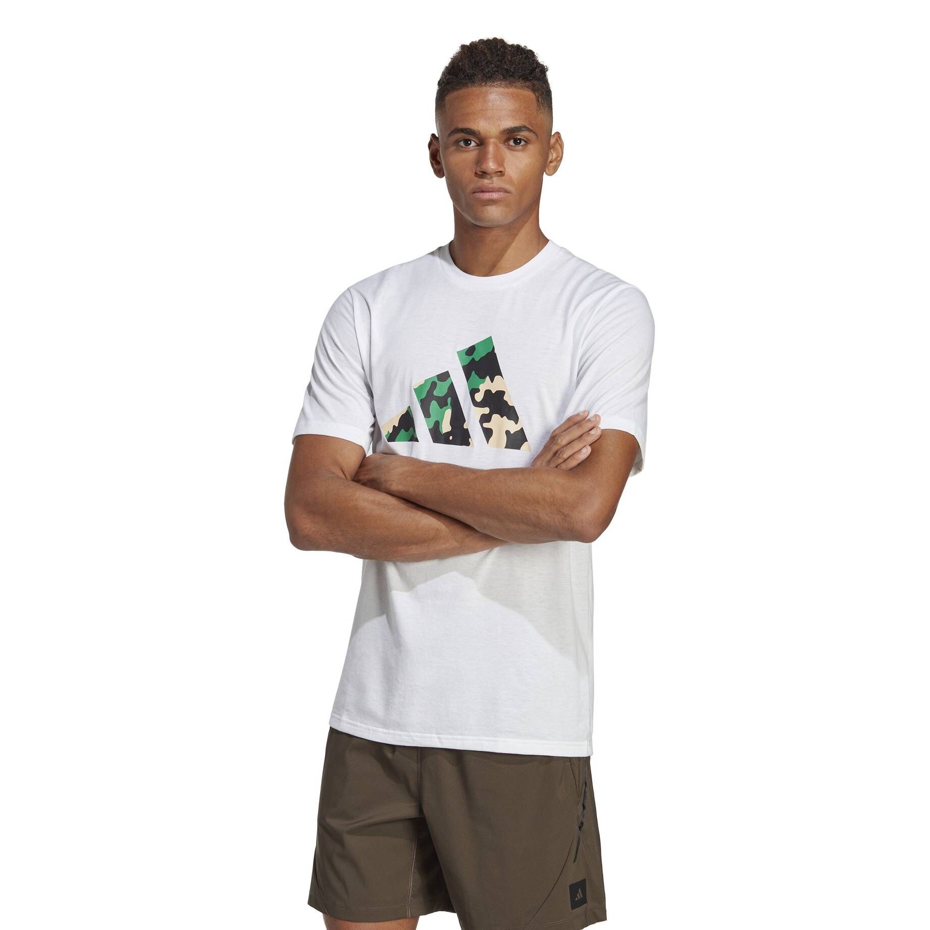 adidas Performance| Herren Trainingsshirt TRAIN ESSENTIALS SEASONAL LOGO TRAINING TEE