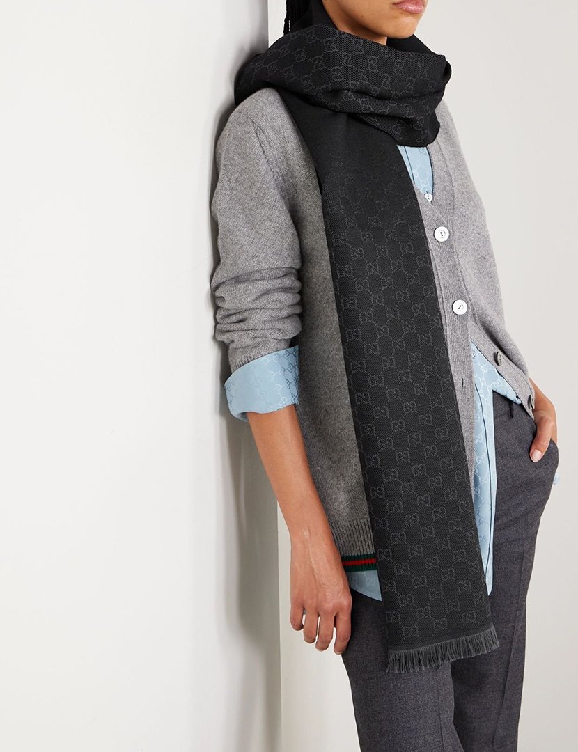 GG Black Scarf