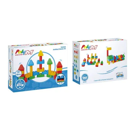 Hape PolyM Bausteine Fantasie Architektur