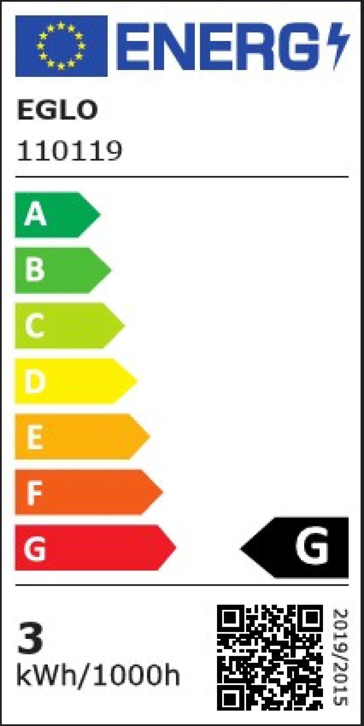 Eglo LED pære 16,7 x 9,5 cm sokkel e27