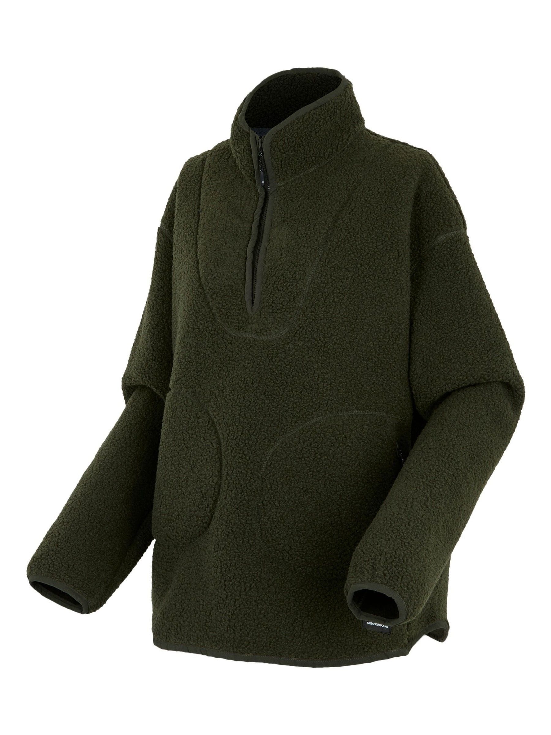 Groen - Regatta Frankie Borg fleece met halve rits