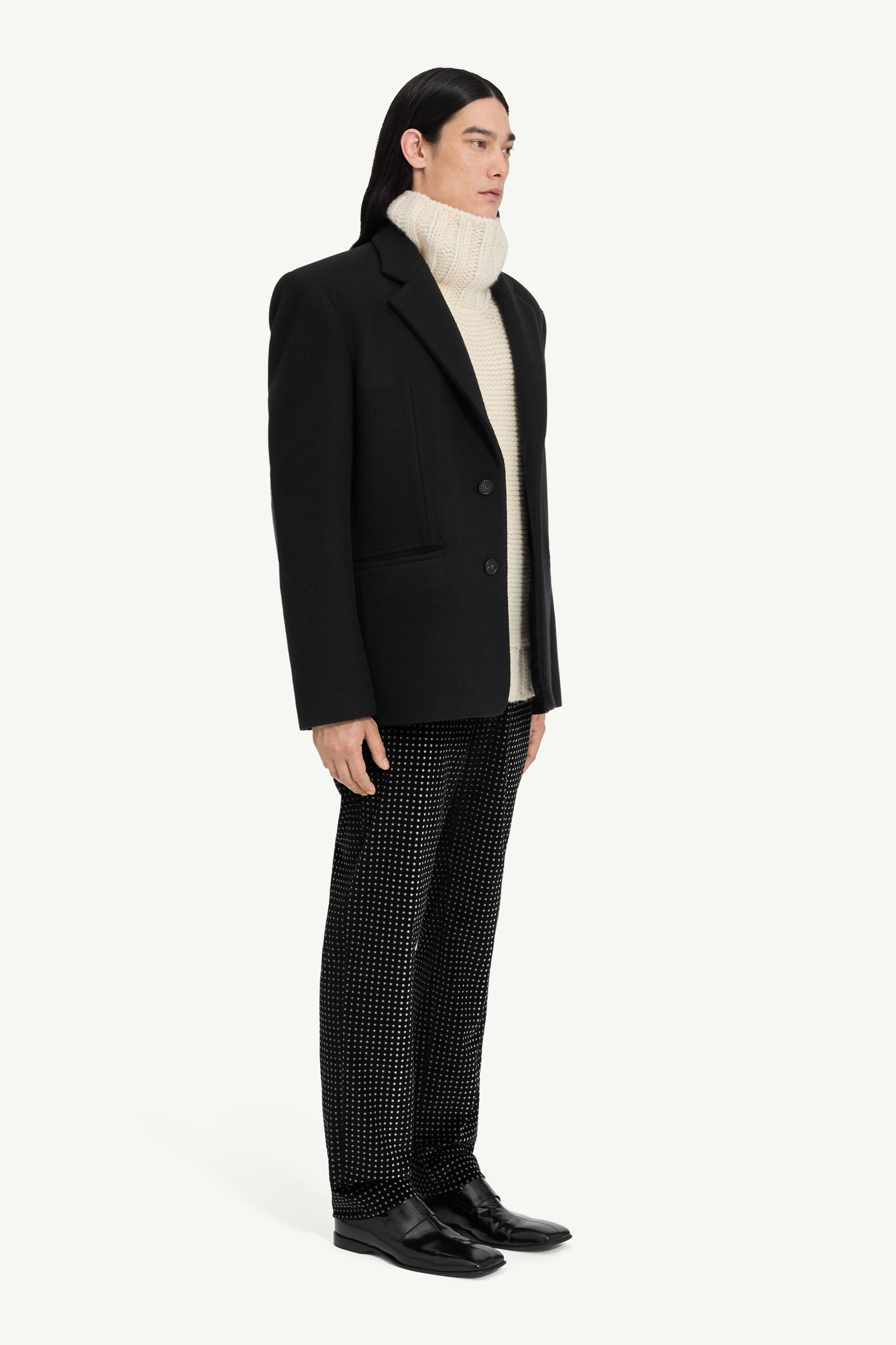 Blazer en laine mélangée pour homme | MM6