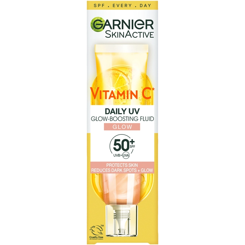 Garnier SkinActive Vitamin C Glow-Boosting Daily UV Fluid SPF 50+ - 40 ml