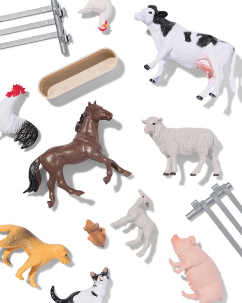 Lot d'animaux de la ferme