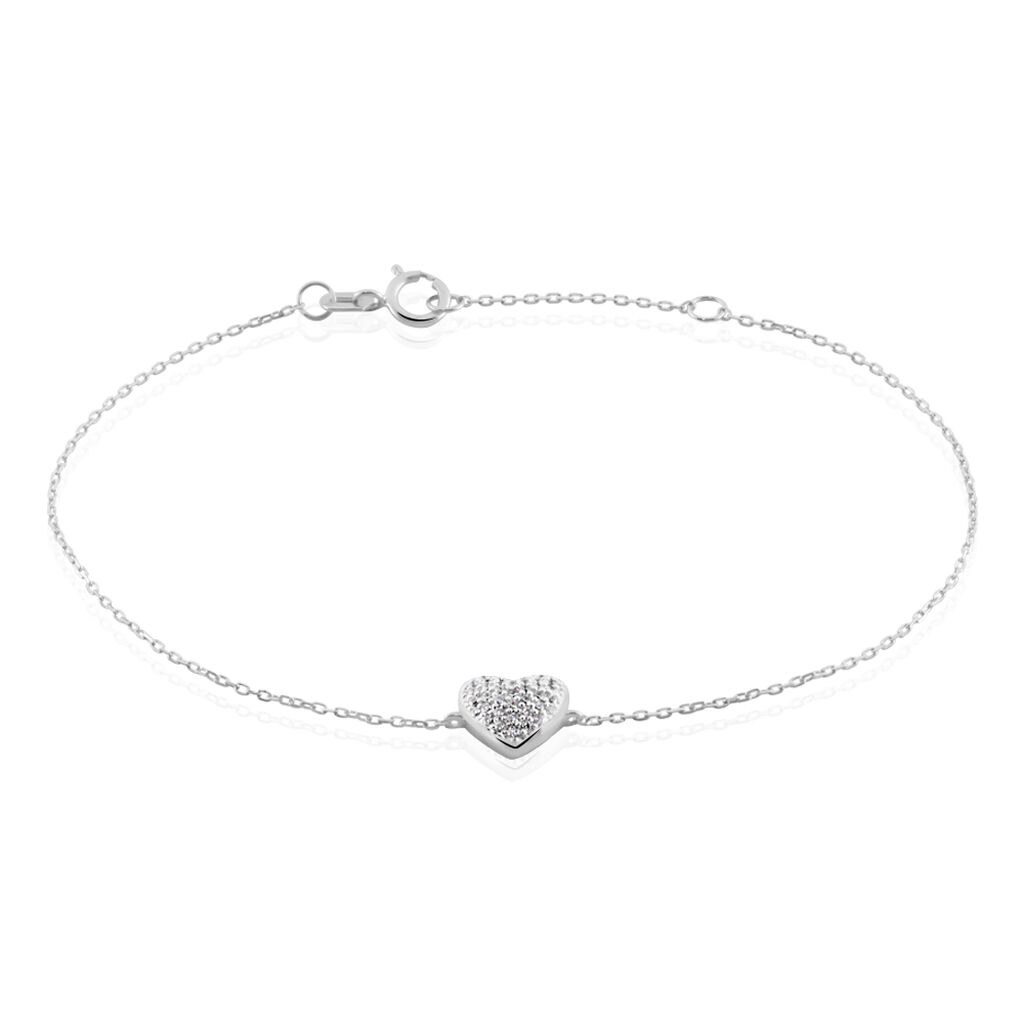Bracelet Dann Or Blanc Oxyde De Zirconium