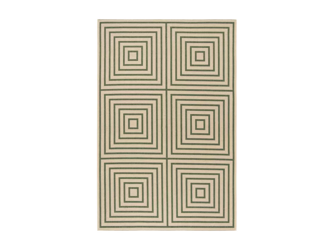 Tapis Cream & Green 79 X 152 cm - Ravello