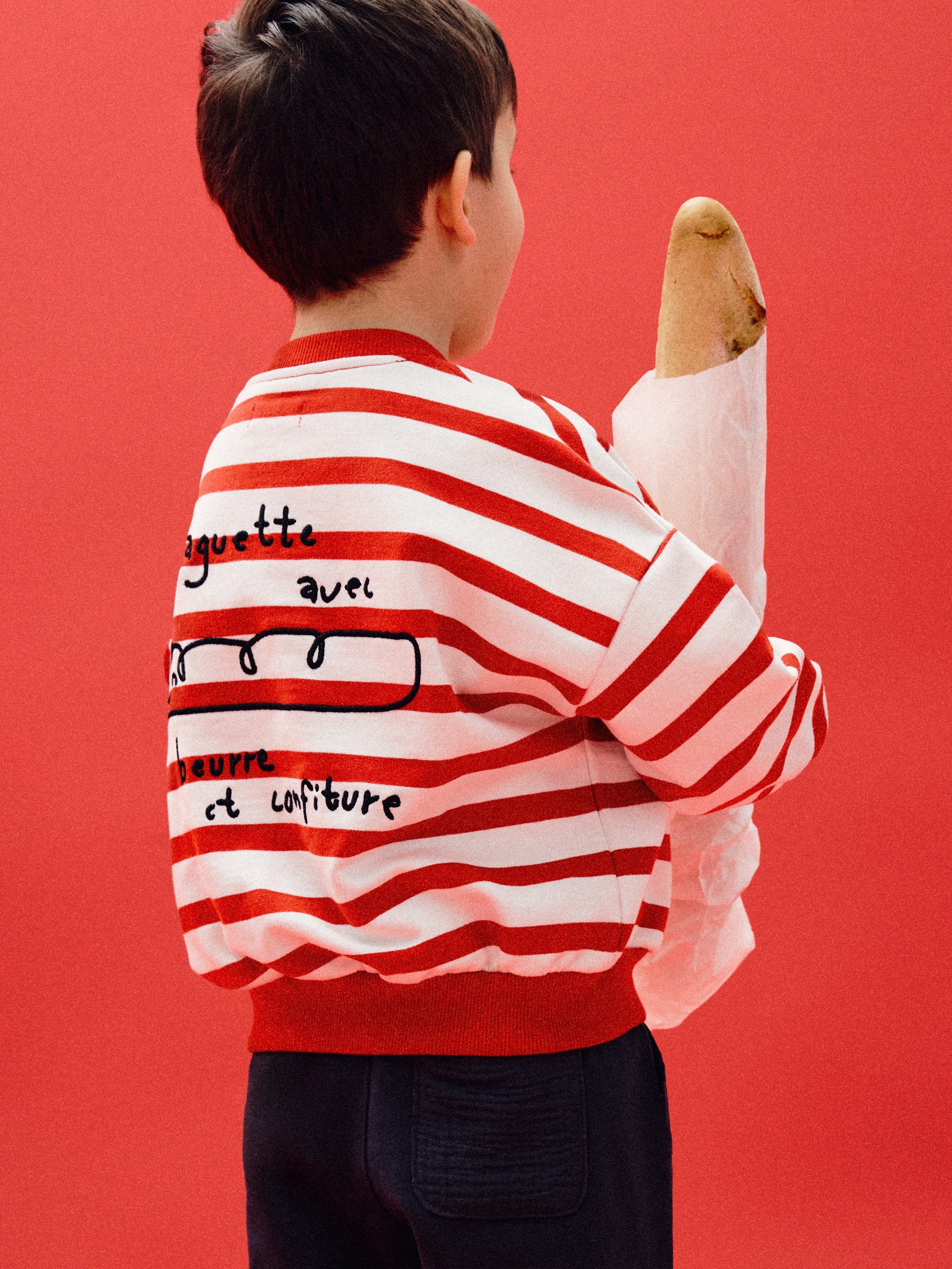 Gestreiftes Sweatshirt aus Baumwolle