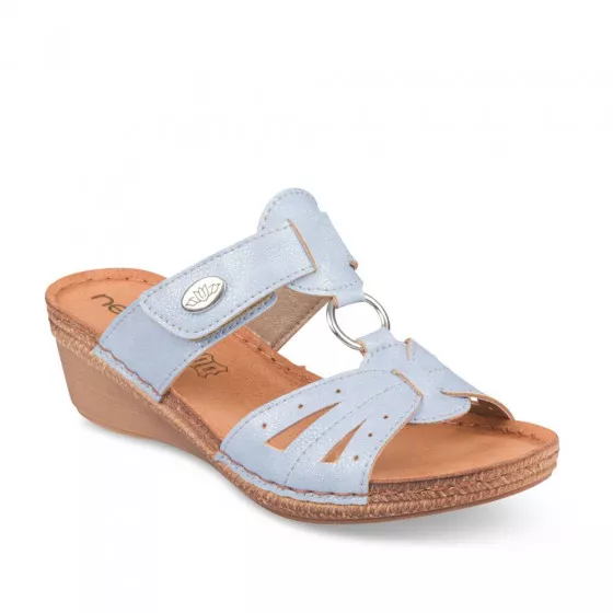 Mules BLEU NEOSOFT FEMME