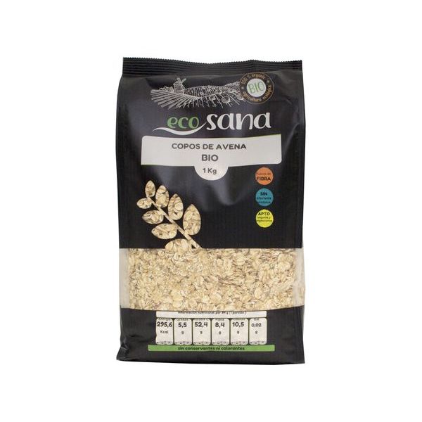 Ecosana Flocos de Aveia Grossos Bio 1Kg