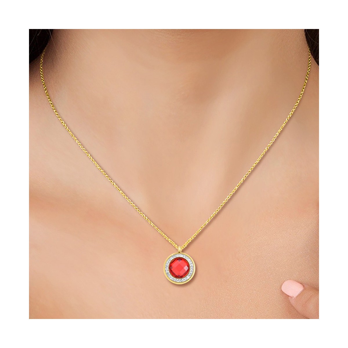 Collier SC Bohème orné de cristaux scintillants
