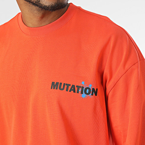 Tee Shirt Oversize Large Orange
