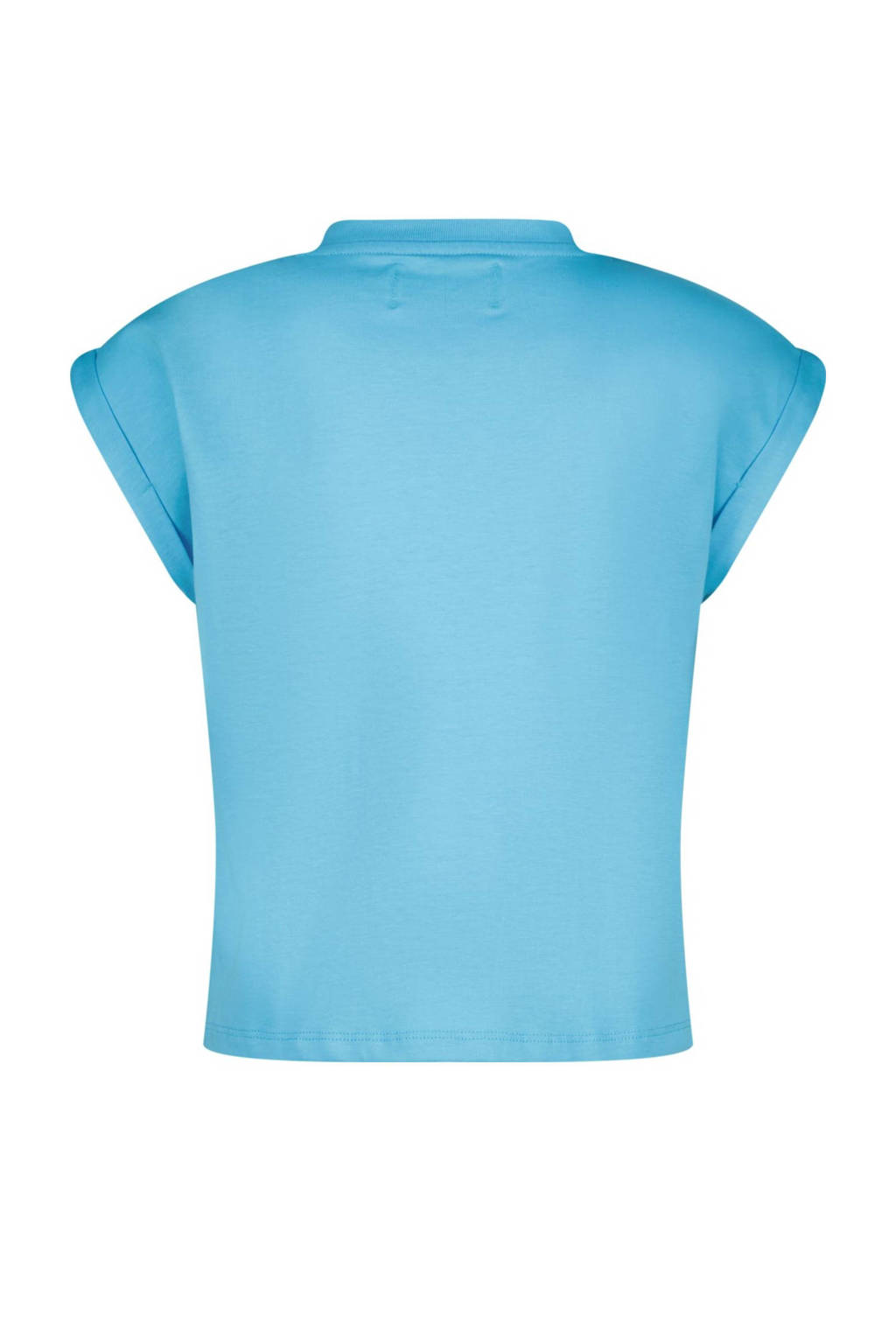 Raizzed T-shirt Merena met logo helderblauw