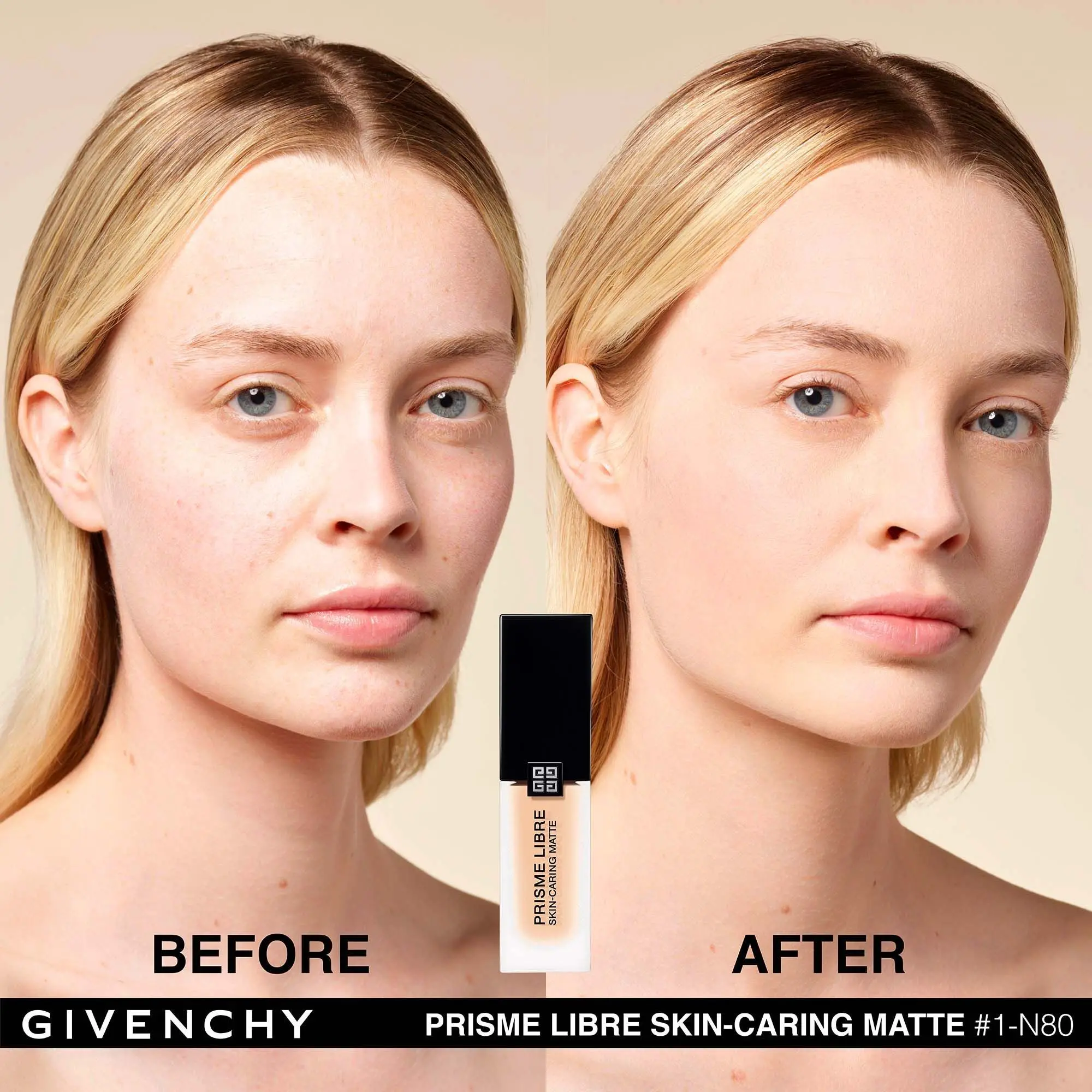 Givenchy - PRISME LIBRE SKIN-CARING MATTE Fond de teint fini mat lumineux- Fond de Teint