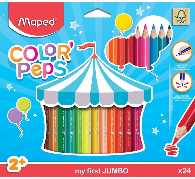 Maped - Color Peps - Early Age Jumbo kleurpotloden - 24 stuks