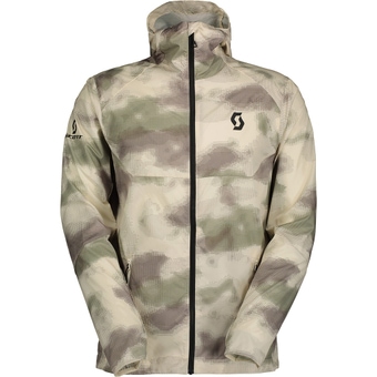 Scott Explorair Light Windbreaker Cotton White / Hay Green Herren