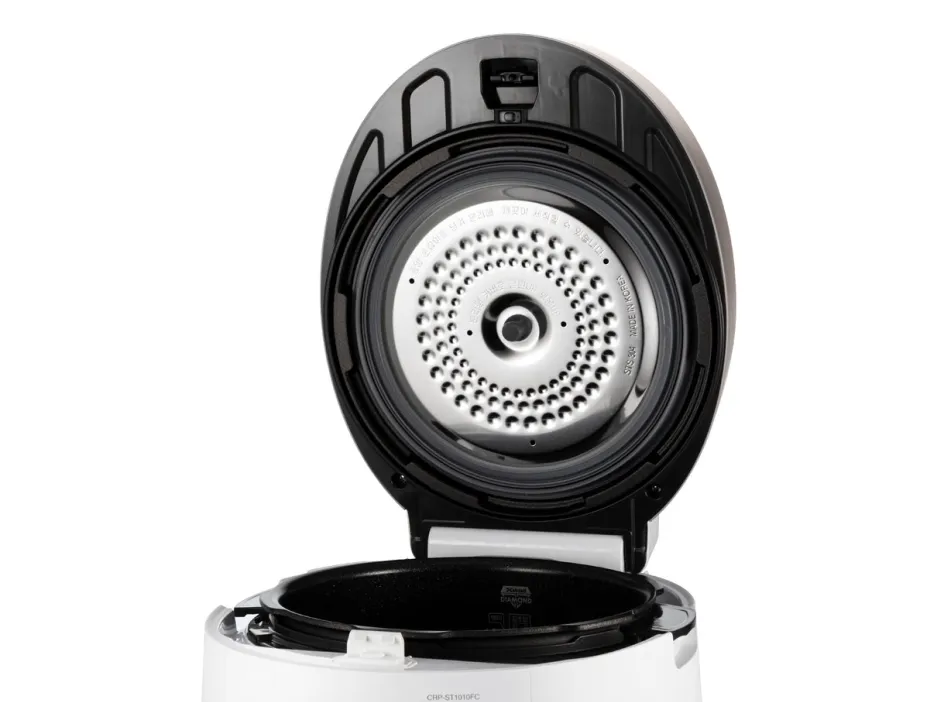 Cuckoo CRP-ST1009F, Champagne, Hvid, 1,8 L, LCD, Knapper, Dreje, Berøring, 1150 W, 220 - 240 V