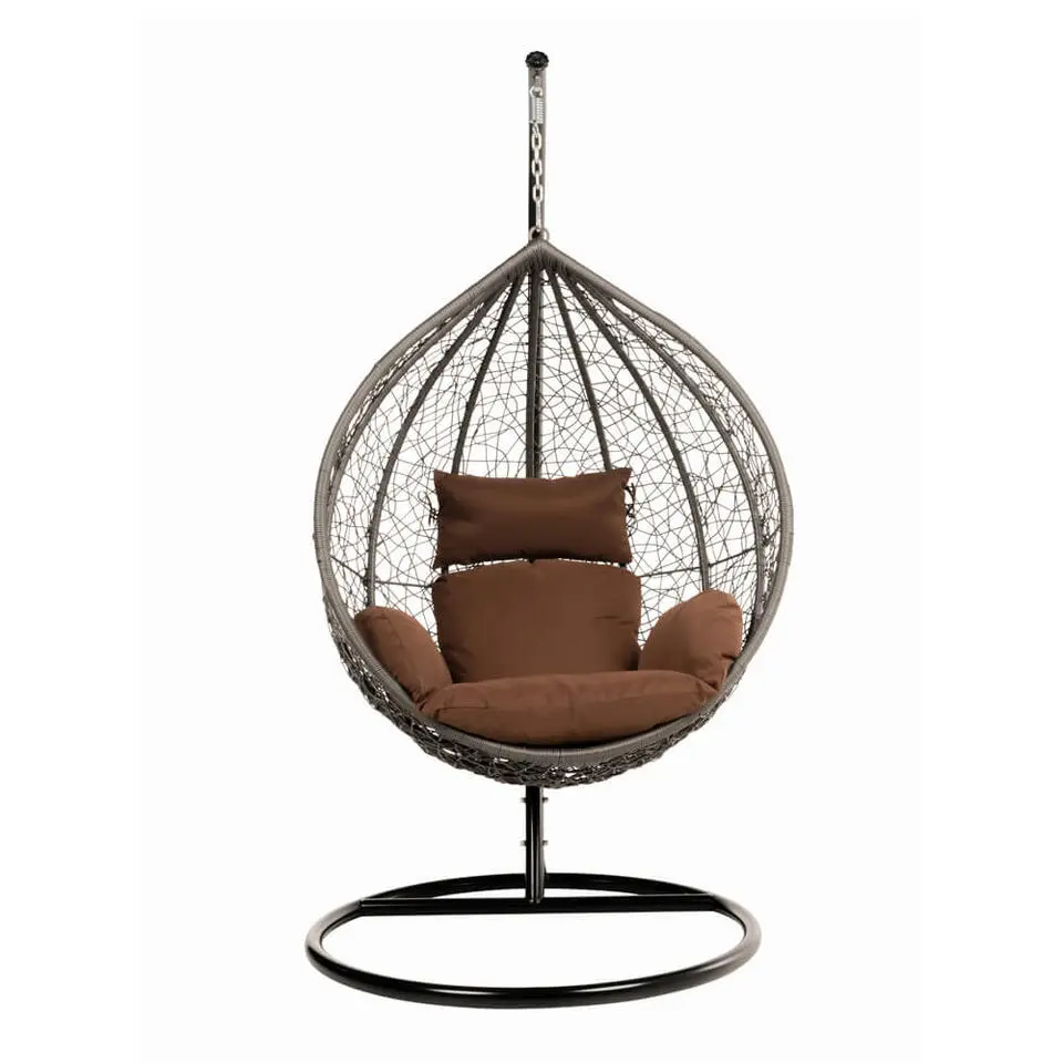 HOME DELUXE Hangstoel CIELO Bruin