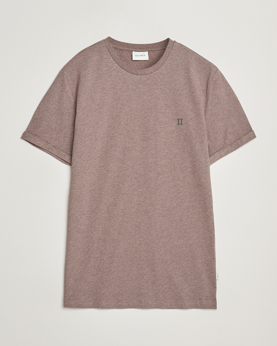 Les Deux Norregaard Contrast T-Shirt Cub Melange