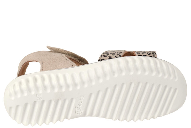 SUPERFIT SPARKLE BEIGE LEOPARD SANDAL