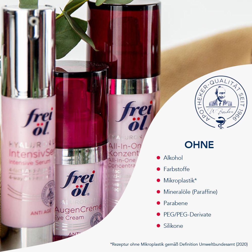 frei öl® ANTI AGE HYALURON LIFT AugenCreme