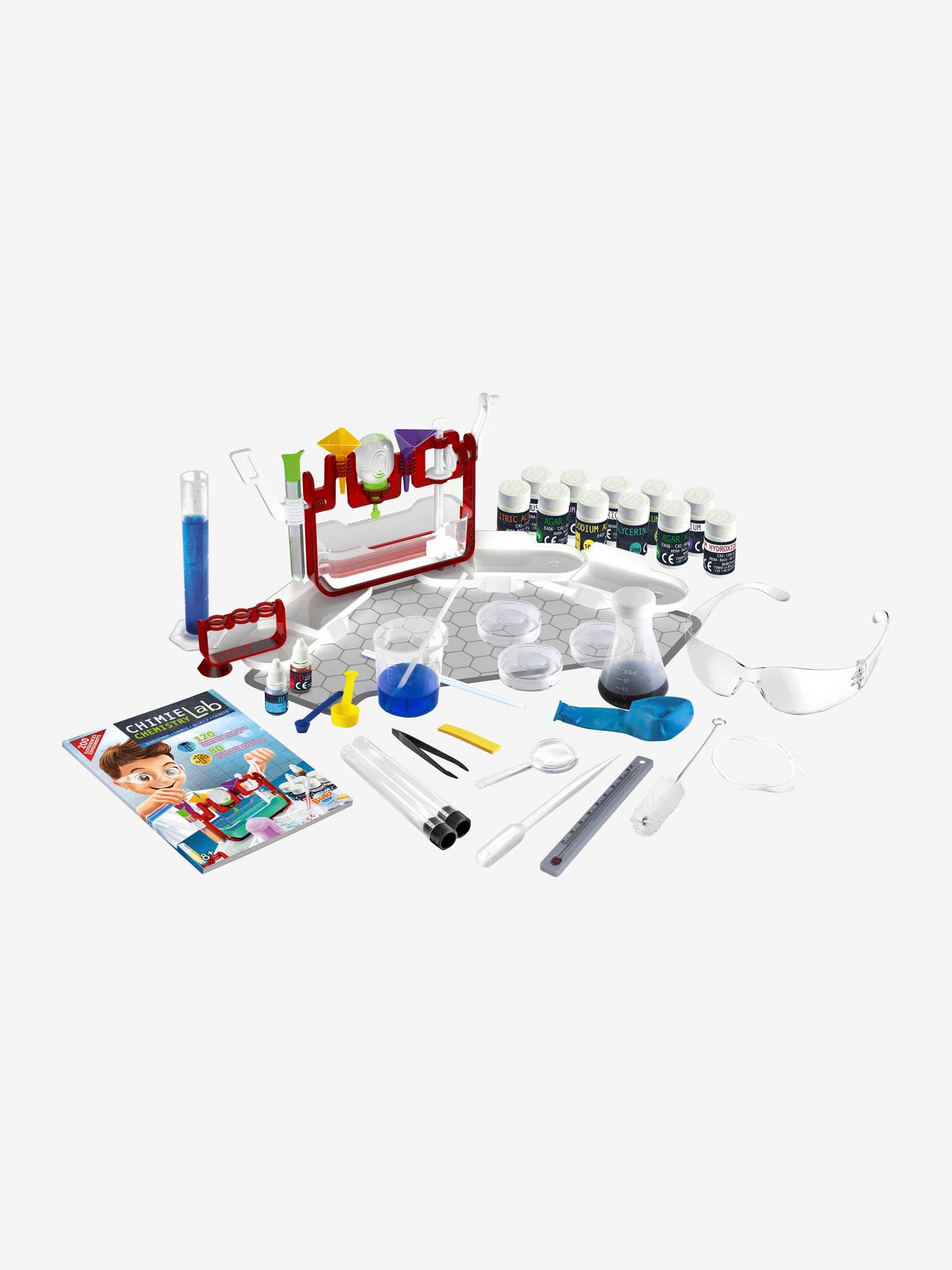 Laboratório de Química Buki com 200 experimentos azuis