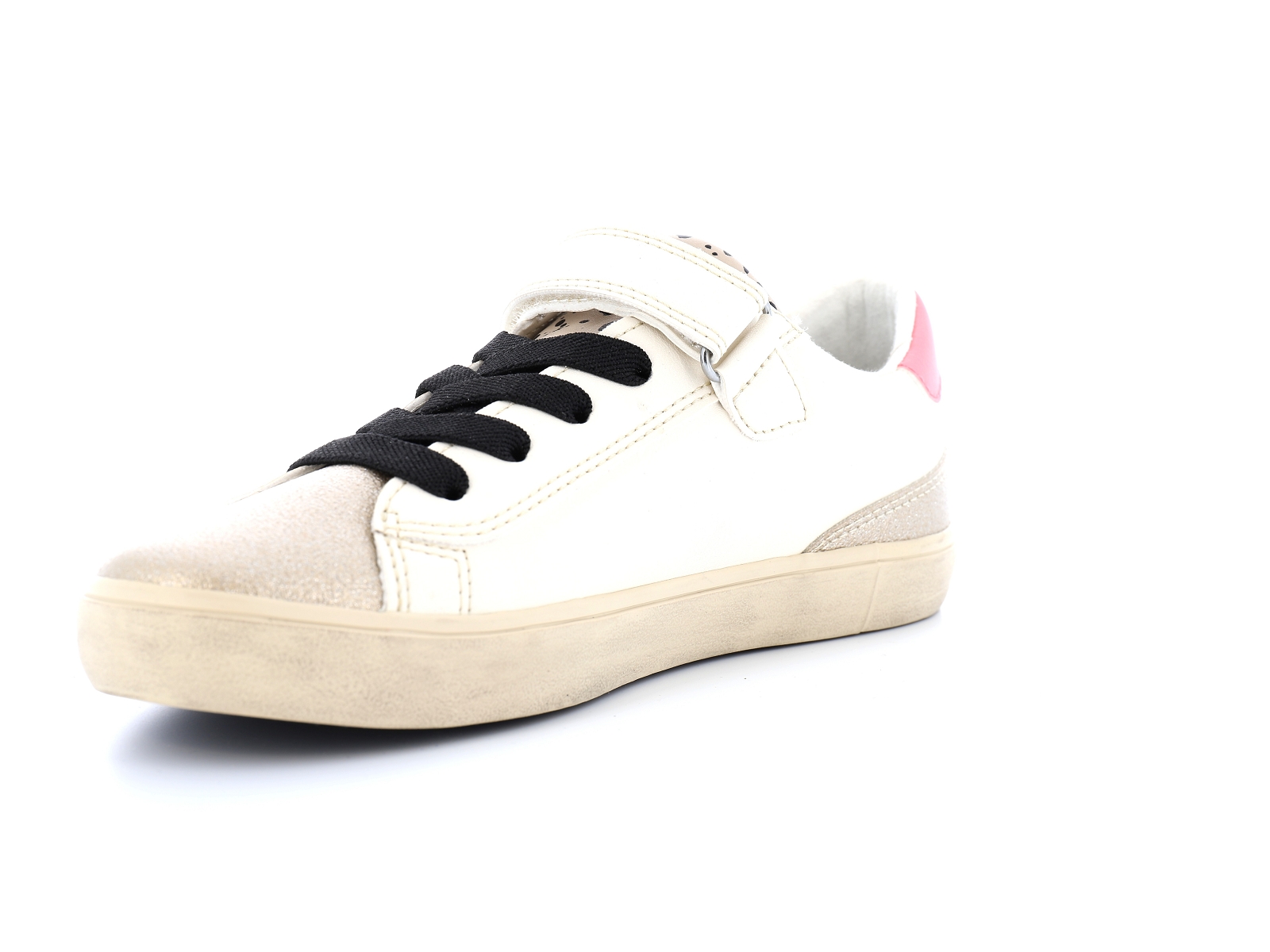 Geox-J GISLI GIRL J454ND Matières combinées Beige Rose