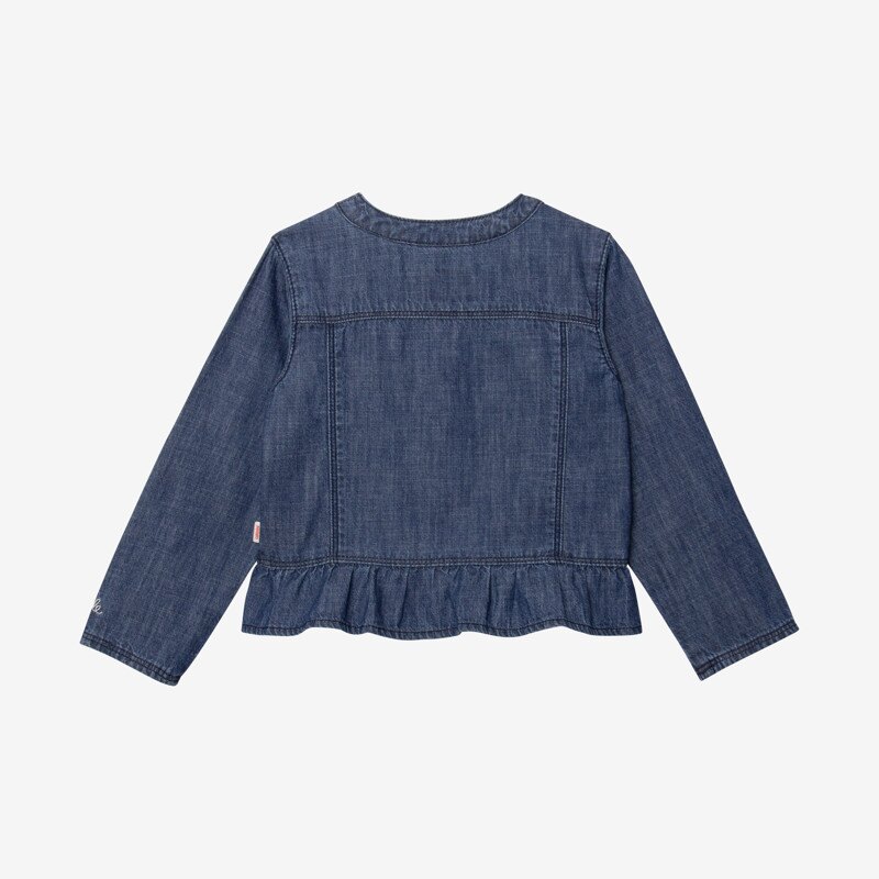 Veste bébé fille jean brodé bleu Catimini Bleu