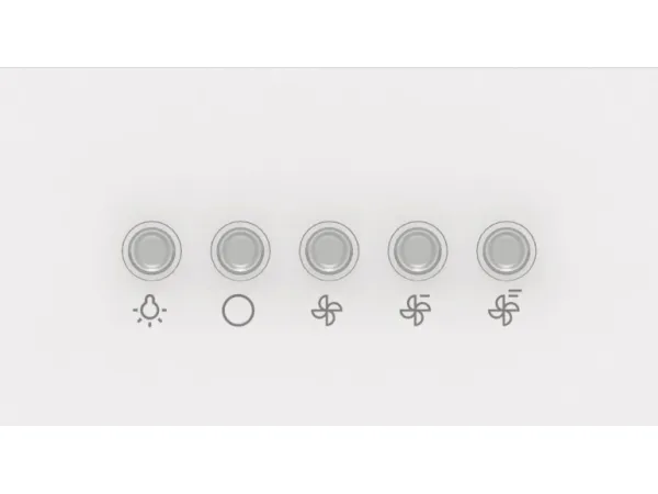 Gorenje WHU629EW/S - Hætte - standard - bredde: 59.6 cm - dybde: 46.8 cm - udtrækning og recirkulation (-) - hvid