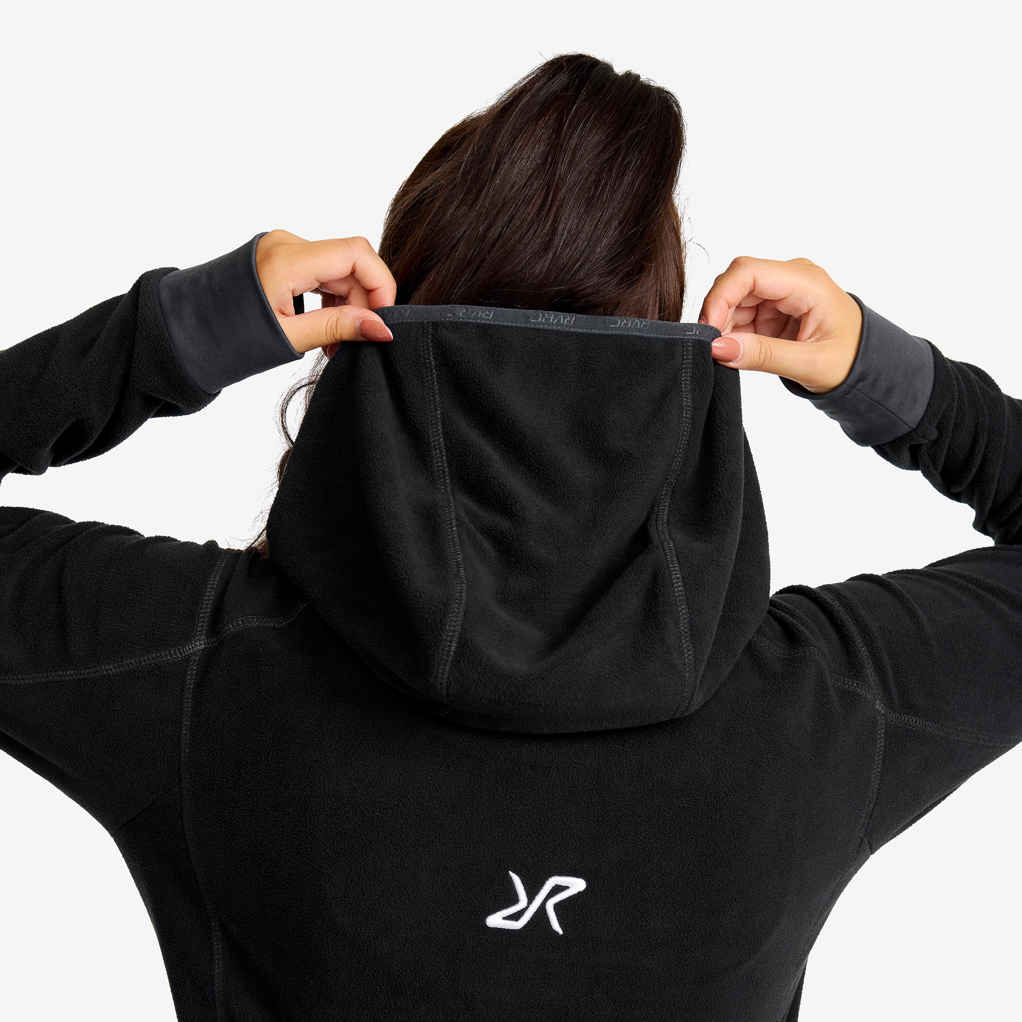Trekker Hoodie Dame Black/Anthracite