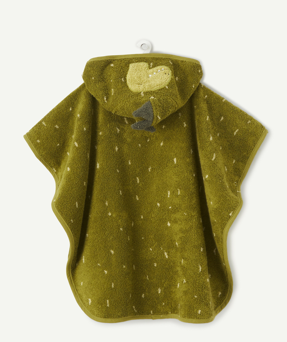 TRIXIEPONCHO EN COTON BIOLOGIQUE DINOSAURE