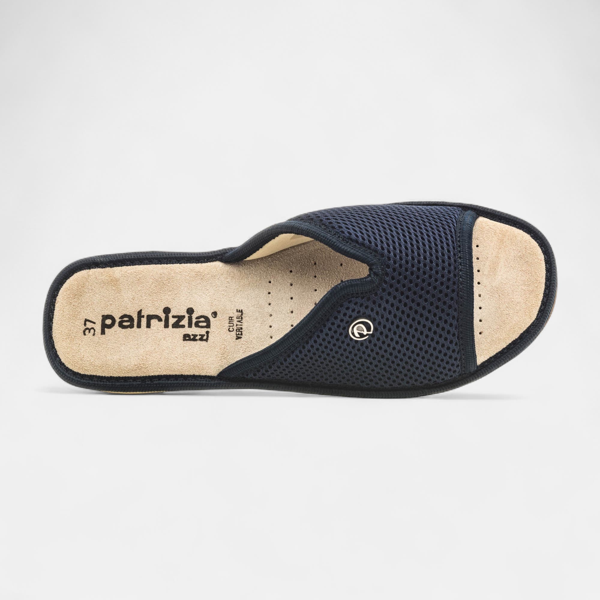 Pantoufles mules Femme bleu marine