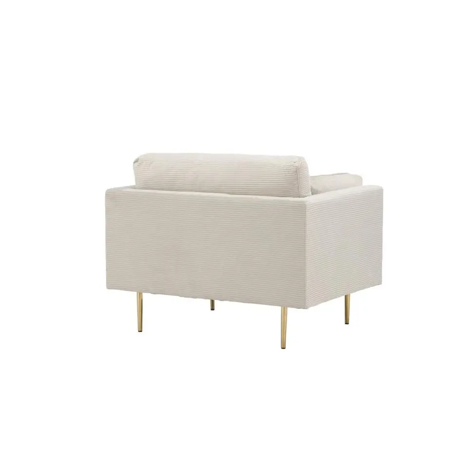 Svea - Sino fauteuil - ribstof - lichtgrijs