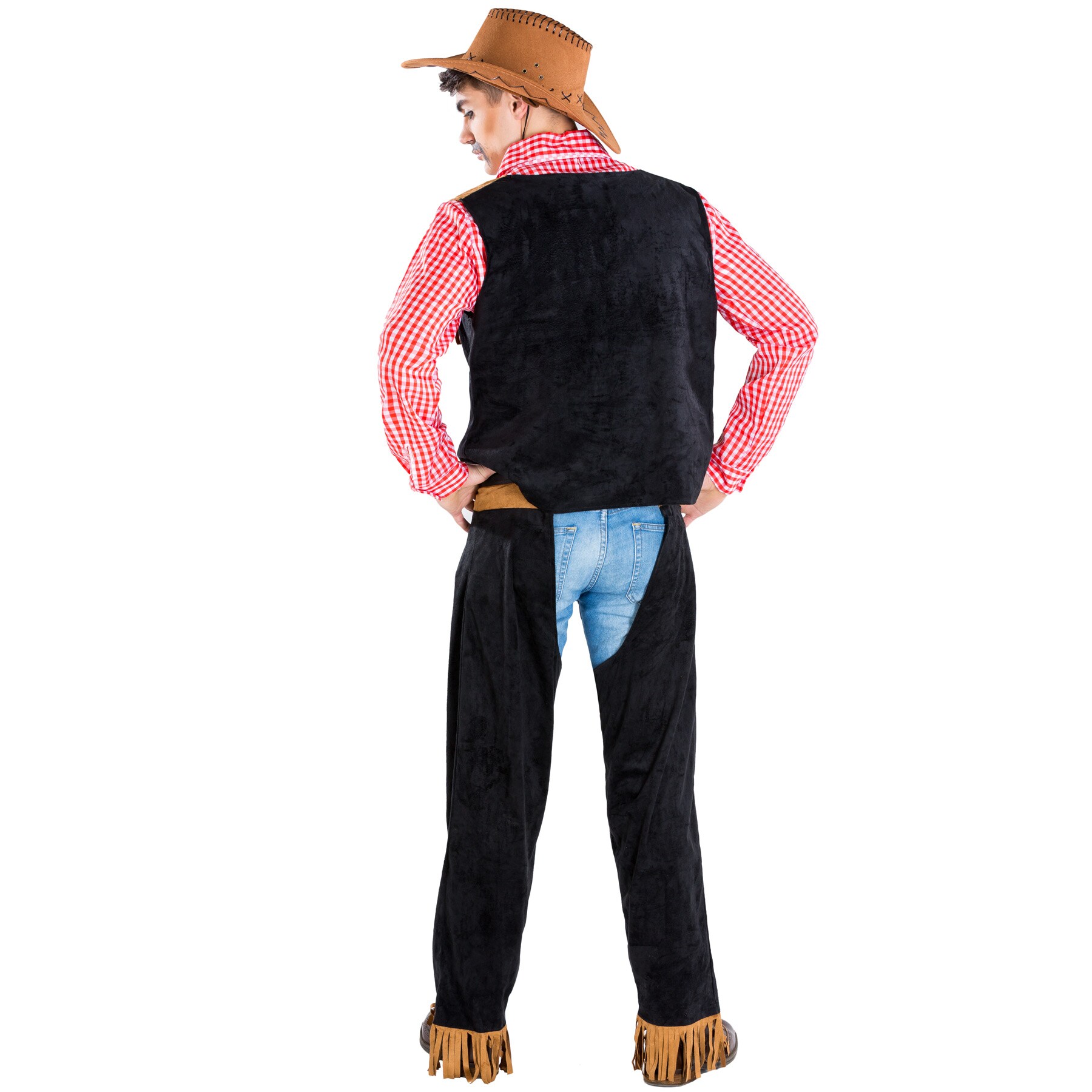 tectake® Herrenkostüm Cowboy Matthew