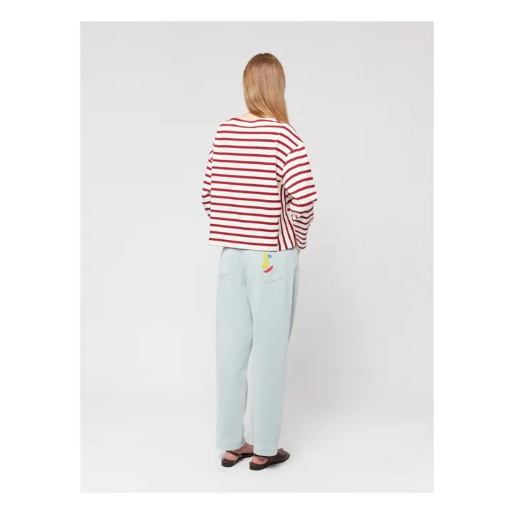 Bobo Choses T-shirt Loose Rayures - Collection Femme  | Ecru