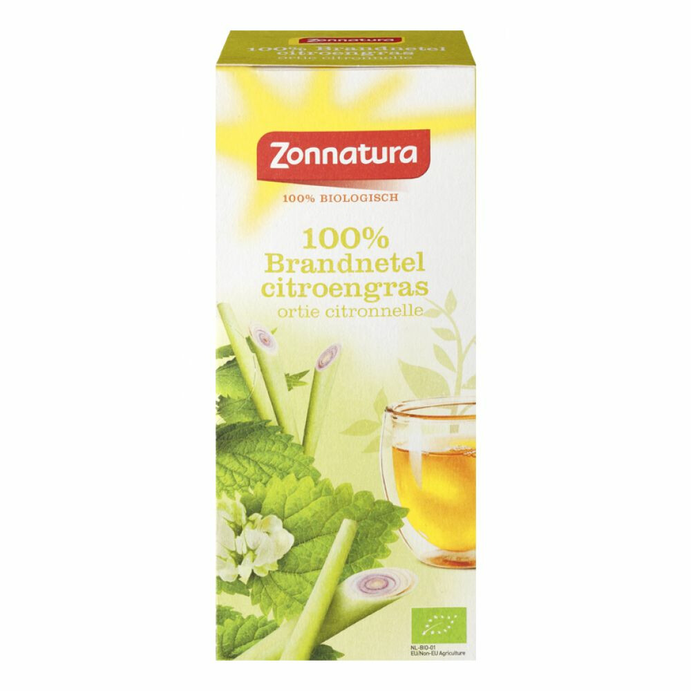 Zonnatura Thee Brandnetel-Citroengras20 zakjes