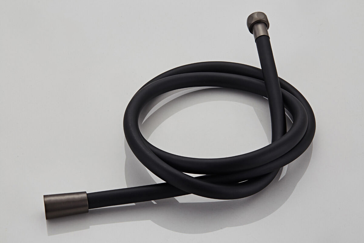 Saniclear Iron Pro glijstangset met staafhanddouche verouderd ijzer - gunmetal